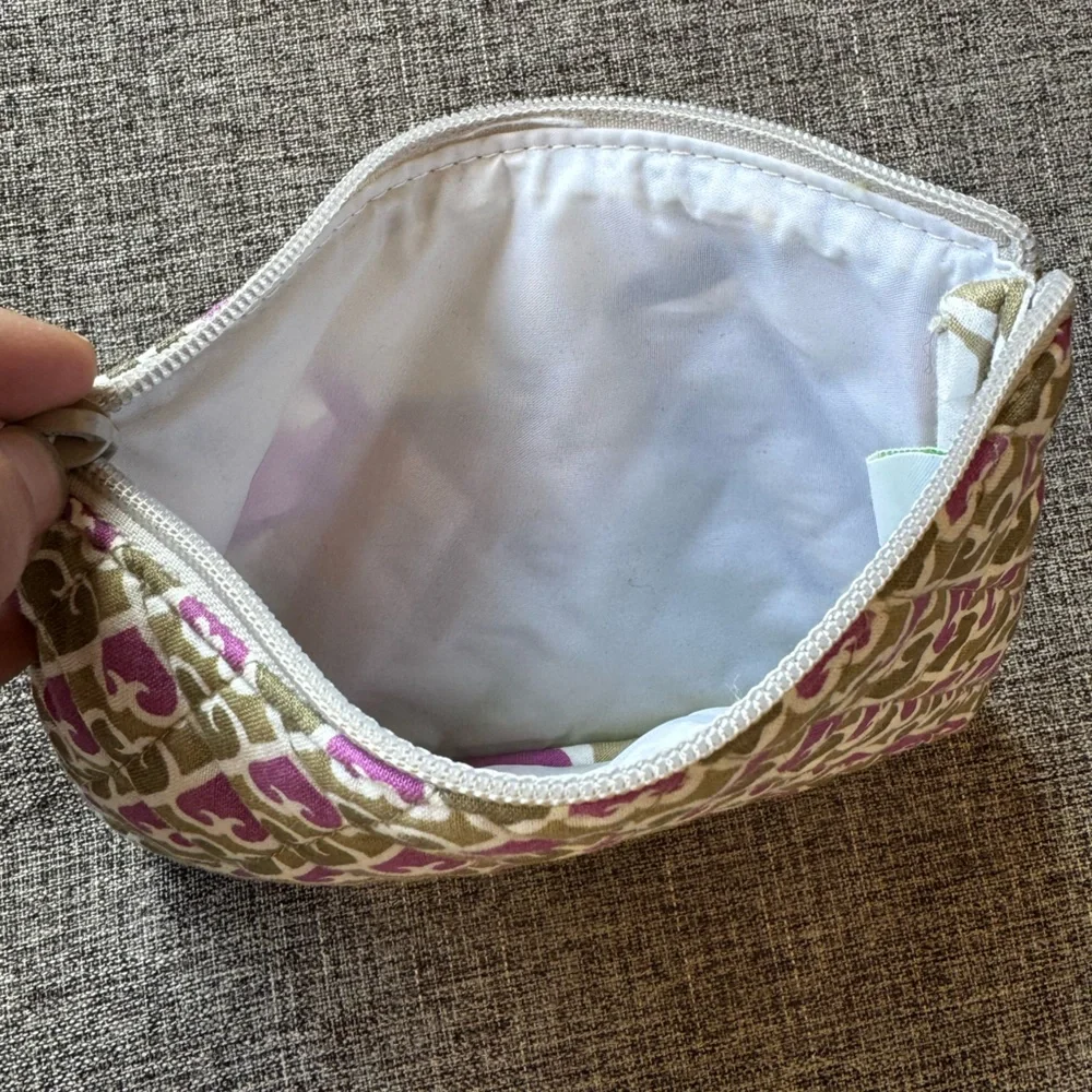 Vera Bradley Portobello Road Quilted Cosmetic Pouch